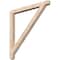 Ekena Millwork Traditional Craftsman Smooth Bracket, Douglas Fir, 3 1/2"W x 46"D x 46"H BKT04X46X46TRA04SDF - alternate 1